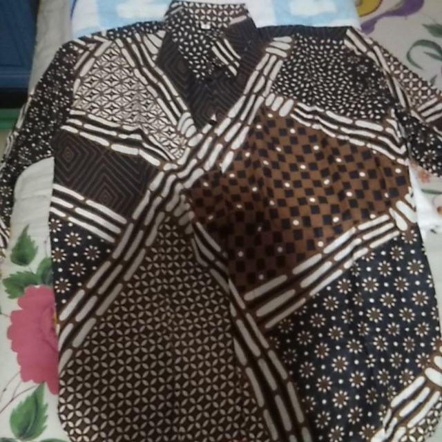 Arjaya Kemeja Batik Pria Ppbtk07 Wsa04 Lengan Panjang /kemejapria/kemejabatik/batikpria/batikmodern