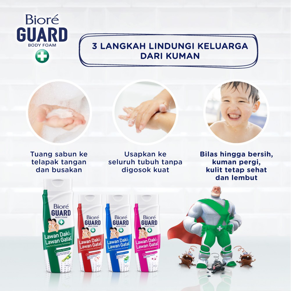 Biore Guard Body Foam 250ml Kemasan Botol