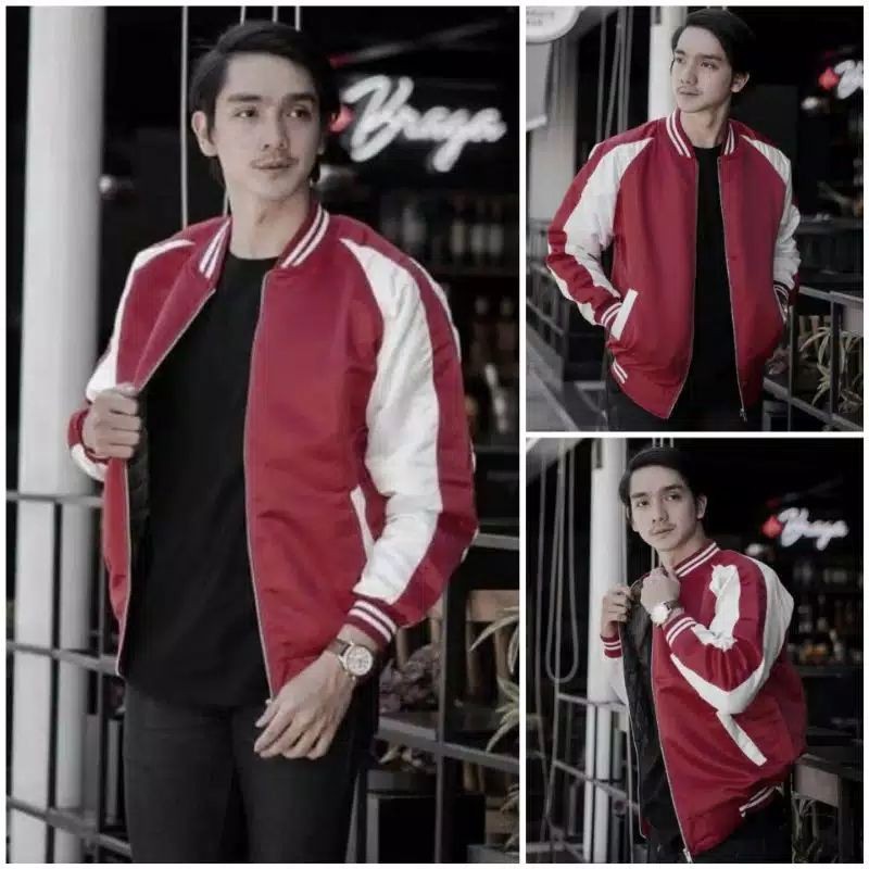 jaket sukajan murah bomber polos