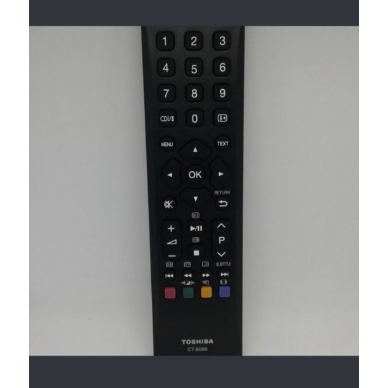 REMOTE REMOT TV TOSHIBA LED LCD CT-8066 ORIGINAL ASLI