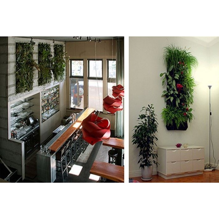 HARGA MURAH  Pot  Dinding  Vertical Garden taman interior 