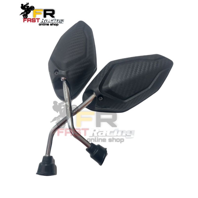 Spion Model Honda Vario 150 Carbon Dop Panjang 15cm Chrome