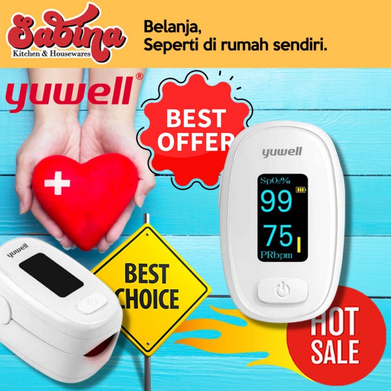 Oximeter Oksigen Pulse Alat Pengukur Kadar Oksigen Darah Detak Jantung
