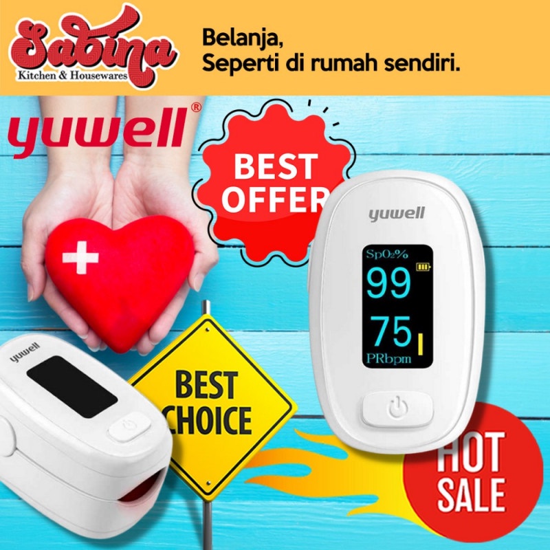 Oximeter Oksigen Pulse Alat Pengukur Kadar Oksigen Darah Detak Jantung