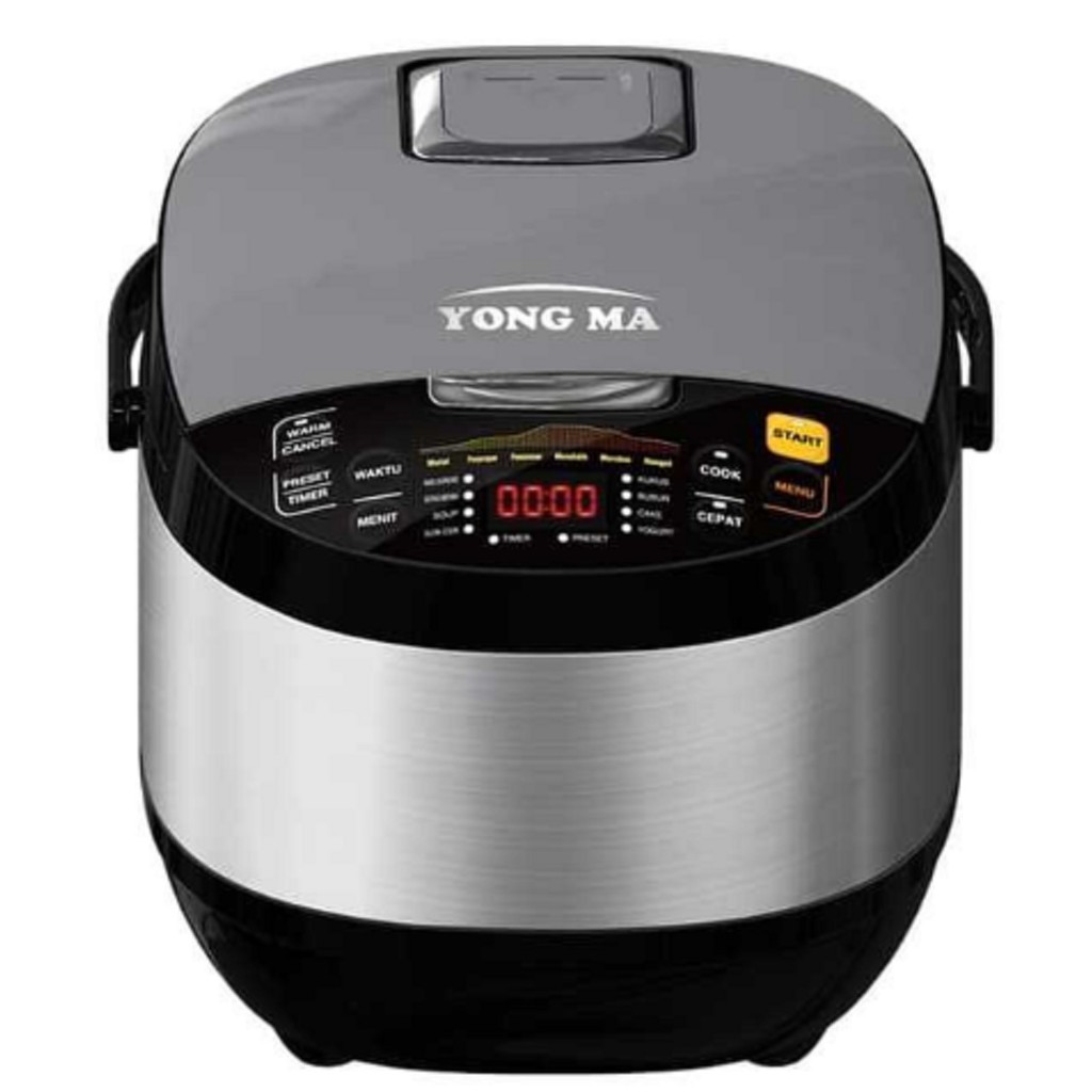 YONG MA Digital Rice Cooker Stainless 2 Liter - SMC7047