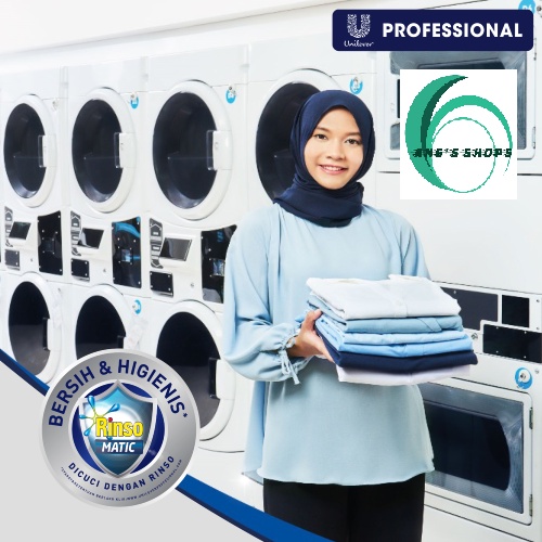 Deterjen Detergen Sabun Bubuk Rinso Matic Professional Powder murah 900 gram mesin cuci pintu atas depan 900 gram