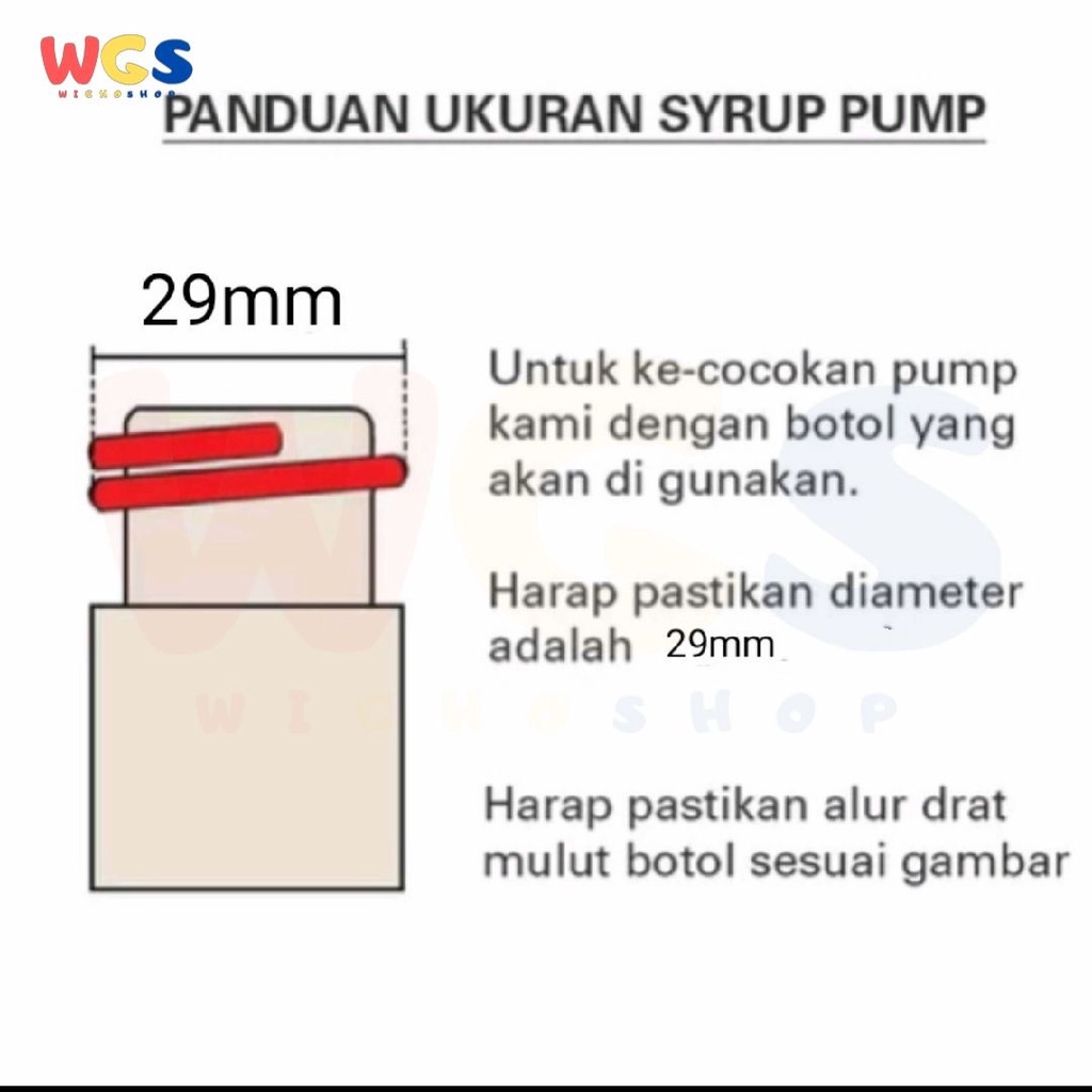 Syrup Pump Liquid Pressing Pump 1883 - Monin - Vedrenne White 10ml