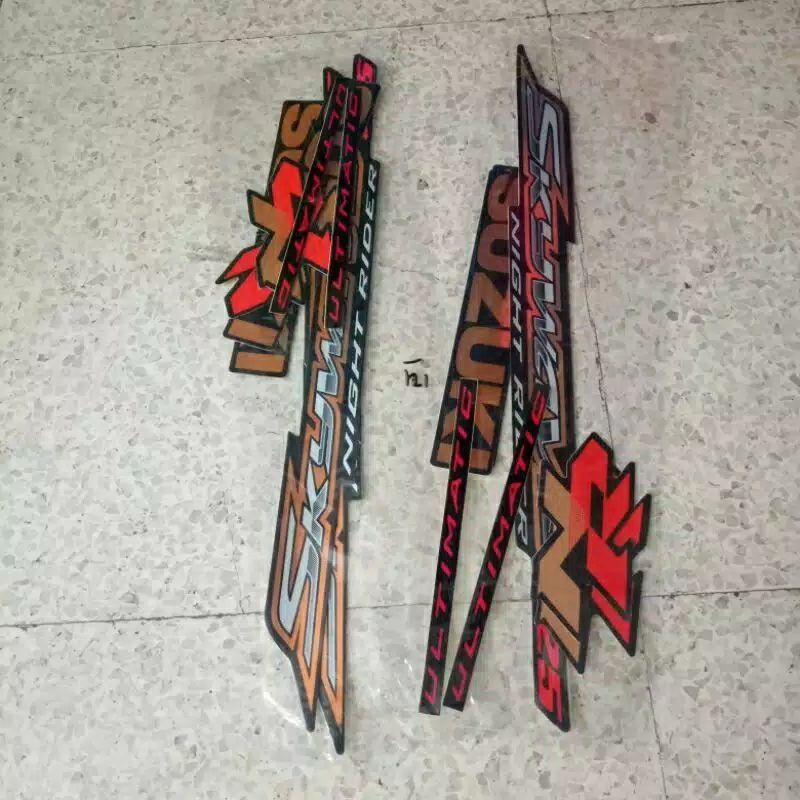 Striping sticker standar Suzuki Skywave 2008
