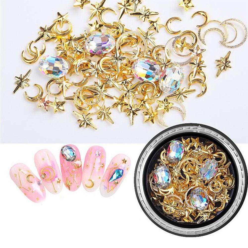 Mxbeauty Ornamen Bintang Kristal 3D Untuk Dekorasi Manicure / Nail Art