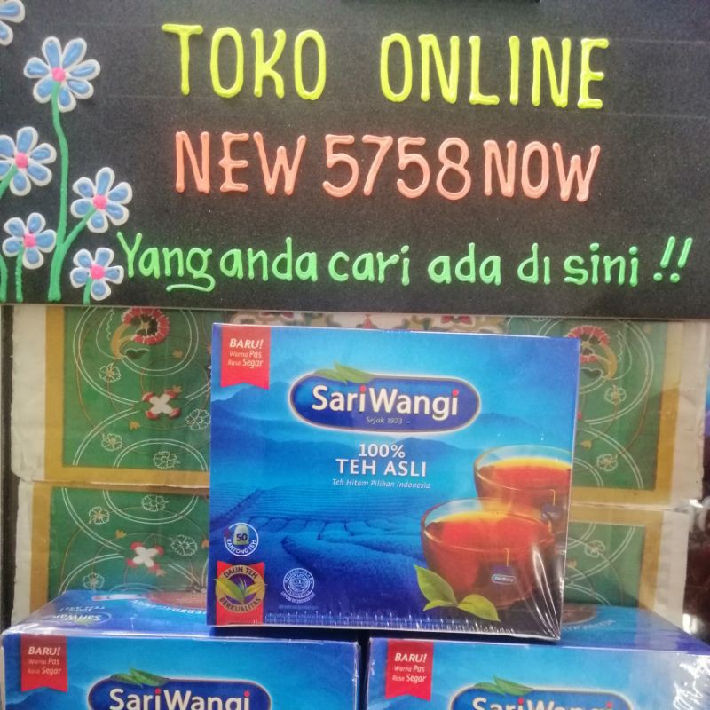 

TEH SARI WANGI ISI 50 KANTONG LEBIH HEMAT DAN PRAKTIS