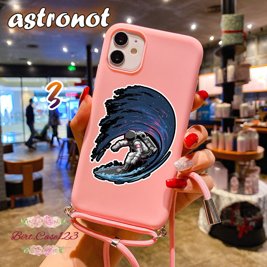 Softcase Slingcase Tali Lanyard Candy ASTRONOT Samsung A6 J8 A6+ A8 A8+ M10 A10 A70 A70s BC3074