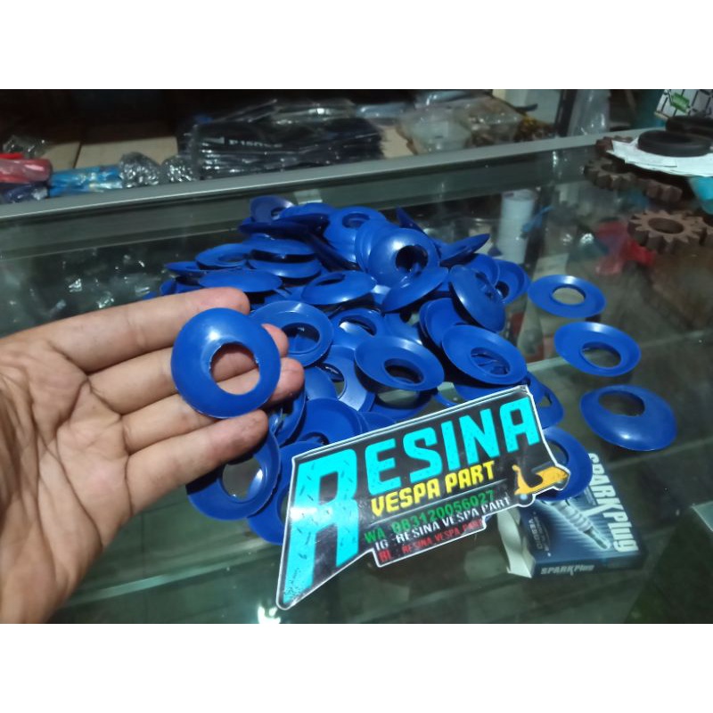 karet kunci stang vespa super sprint vbb bajaj pts smallframe metalplash biru