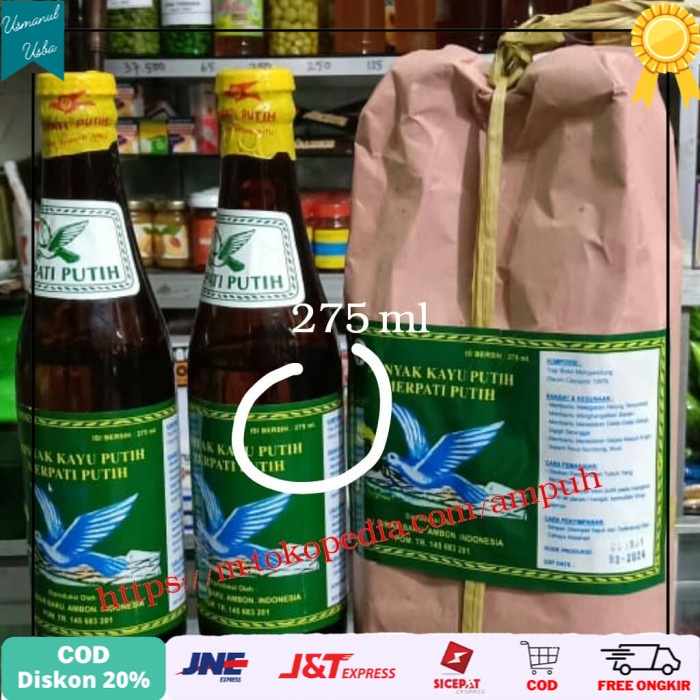 

◾COD◾ Minyak kayu putih Merpati Putih ASLI AMBON 275 ml botol besar