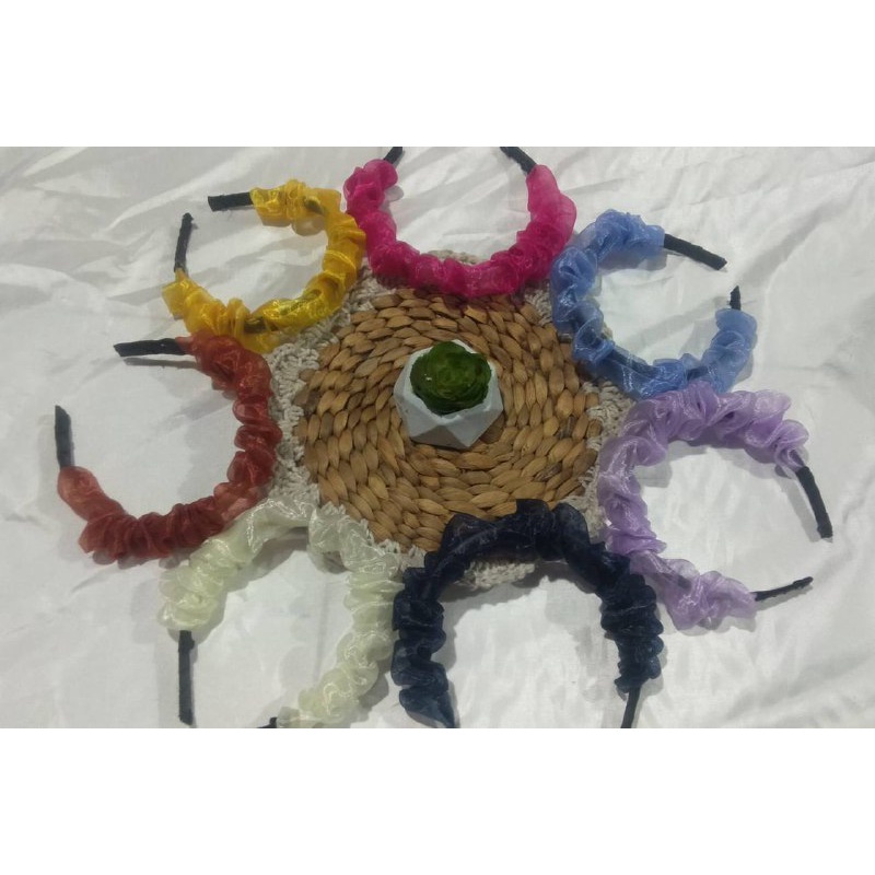 Bando Scrunchie Serut Gaya Korea