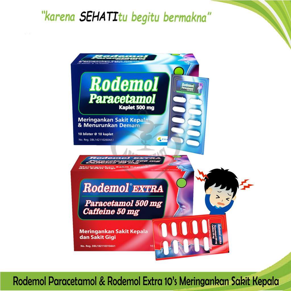 Rodemol Paracetamol Meredakan Demam Sakit Kepala Nyeri