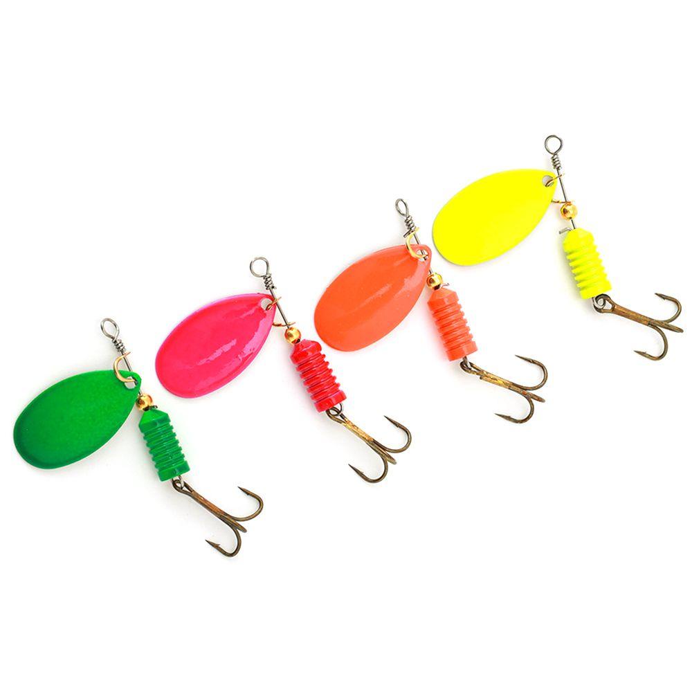 Preva 4pcs Umpan Logam 7g Fish Tackle Spoon Shaped Sub Bait