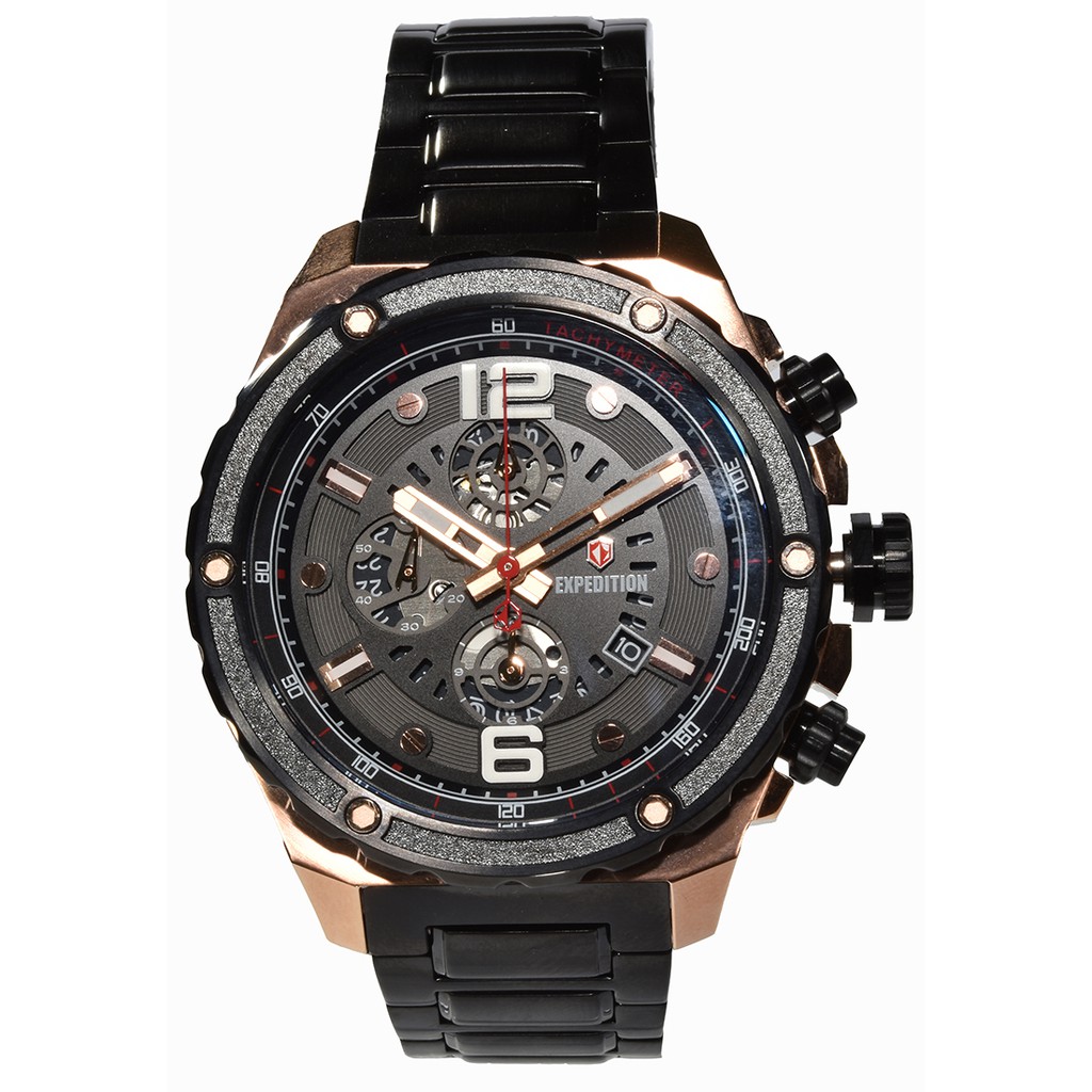 Expedition - Jam Tangan Pria - Rosegold - Stainless Steel -  6732MCBBRBA