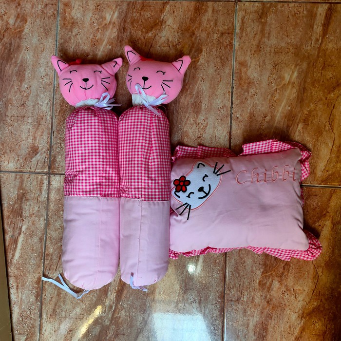 Bantal Bayi Baby 2 guling 1 bantal kepala