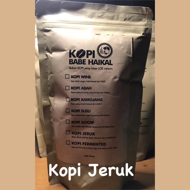 Kopi Babe Haikal “KOPI JERUK”
