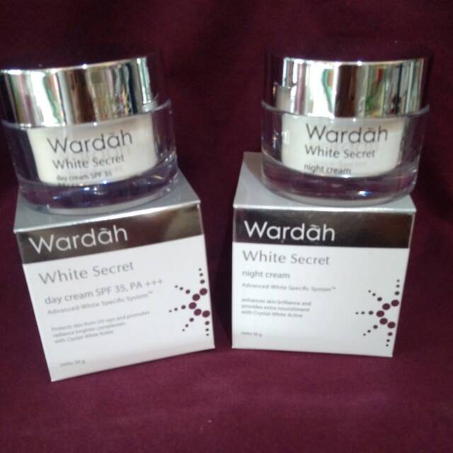 Paket White Secret Wardah1  (Pot Siang &amp; malam)