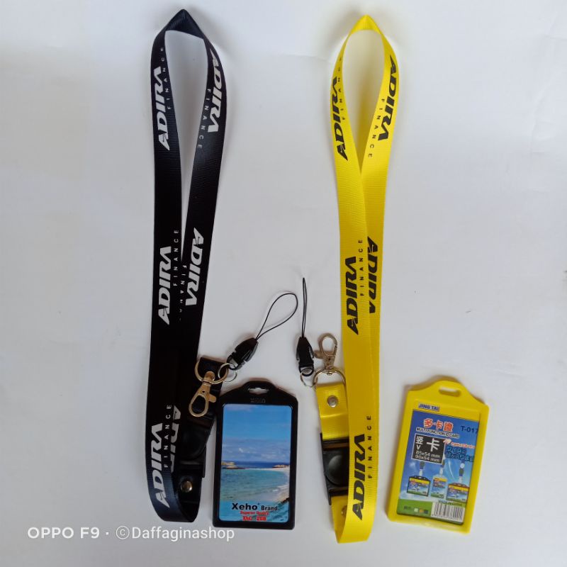 

Tali Lanyard Gantungan ID Card-Holder Leasing kendaraan bermotor ADIRA FINANCE Paket Murah