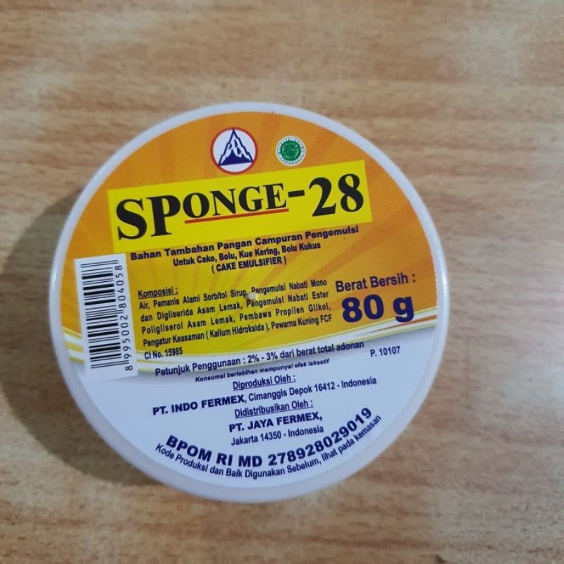 

SPONGE 28 80GRAM