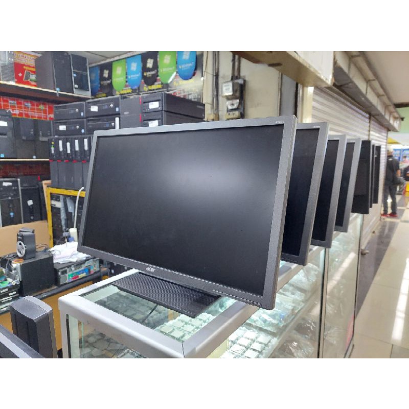 Obral Murrah Led Monitor Komputer 24 Inchi Wide Screen Merk Campur