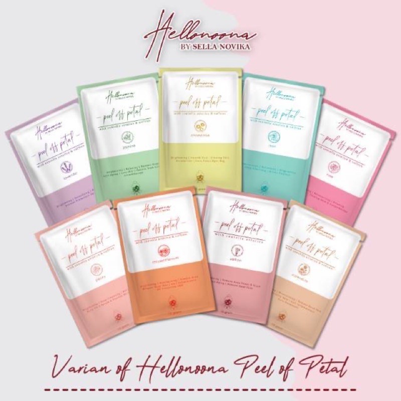 hellonoona petal peel off mask