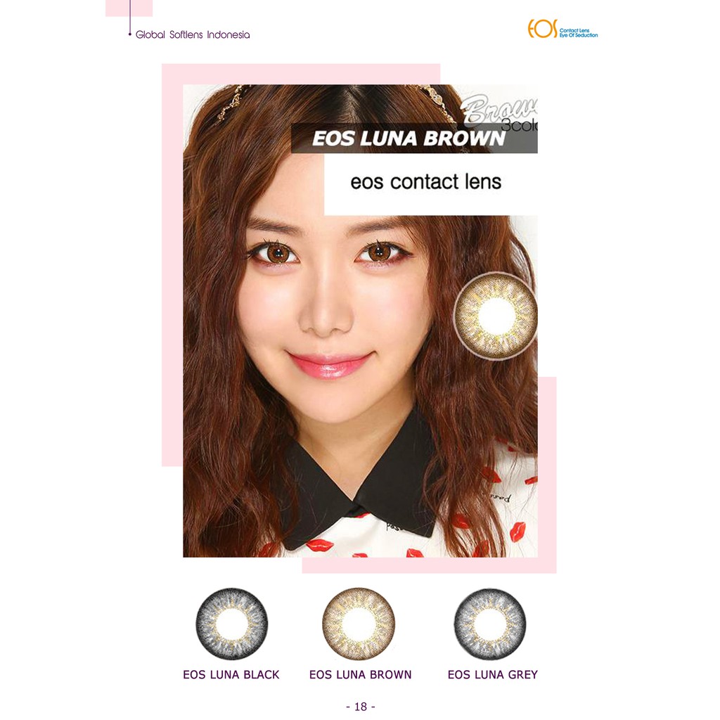 Globalsoftlens - EOS Luna Gray, Brown, Black