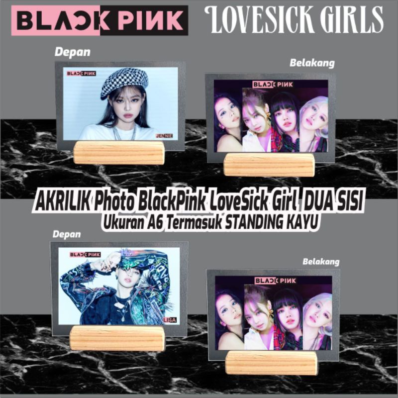 Akrilik Photo Blackpink // Lovesick Girl // Ice Cream