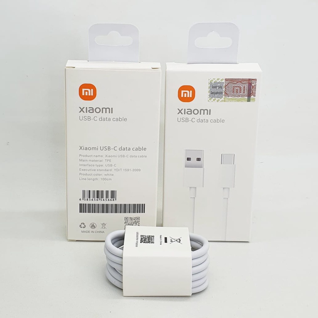 Kabel Data Xiaomi USB To Type C Fast Charging ORIGINAL 100%