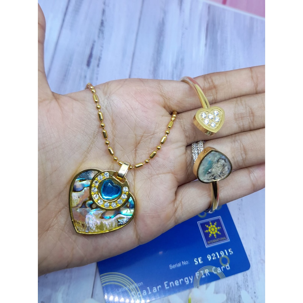 1 Set Kalung Kesehatan Quantum Pendant Asli Japanese Technology / Quantum Pendant Bio Energy / Quantum Pendant Model Terbaru Dan Kekinian