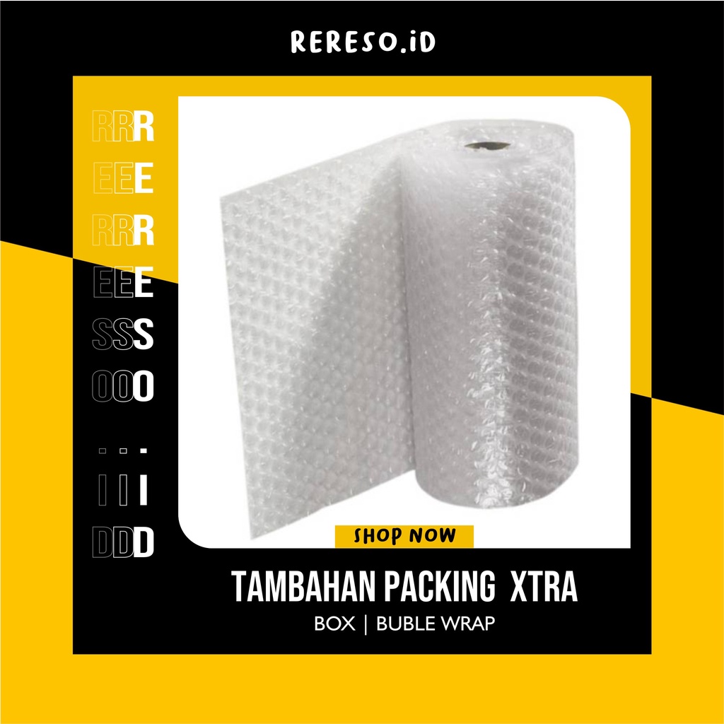 

[XTRA BUBBLE WRAP] Tambahan Packing