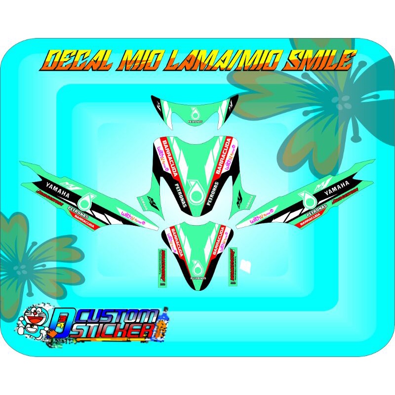 Decal mio sporty petronas Decal mio lama Decal mio smile