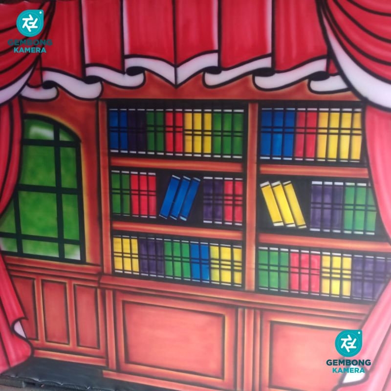 Background Kain studio motif wisuda 2.5*3m
