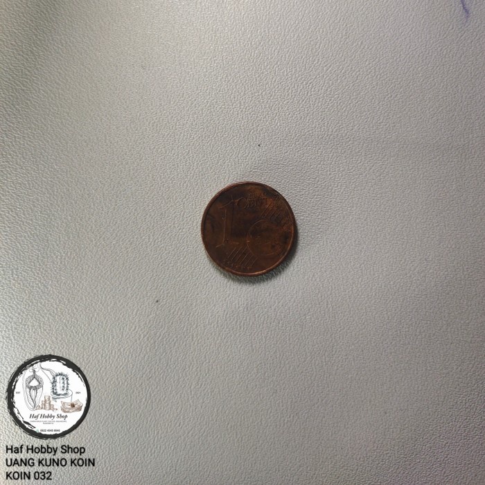Koin Kuno 1 Euro Cent Tahun 2008