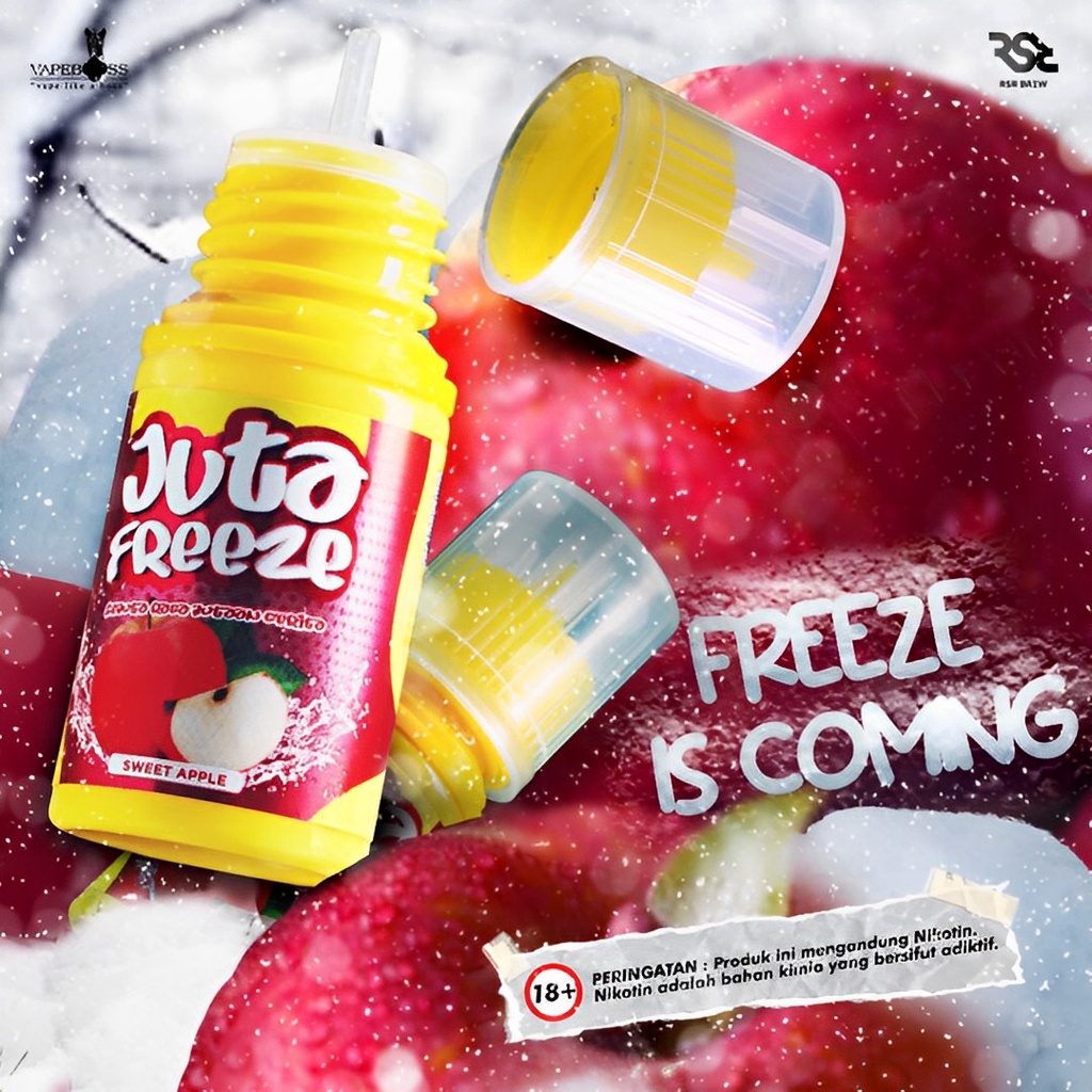 Juta Freeze Sweet Apple Salt Nic 30ML by RSR Brew x Vape Boss