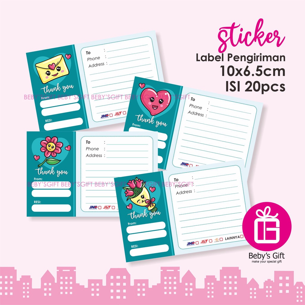 

Sticker Label Alamat Olshop Stiker Form Pengiriman Online Shop