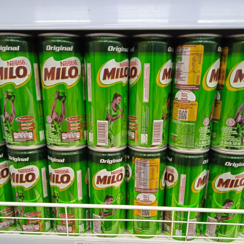 MILO RTD ACTIGO KALENG 240ML / KRAT