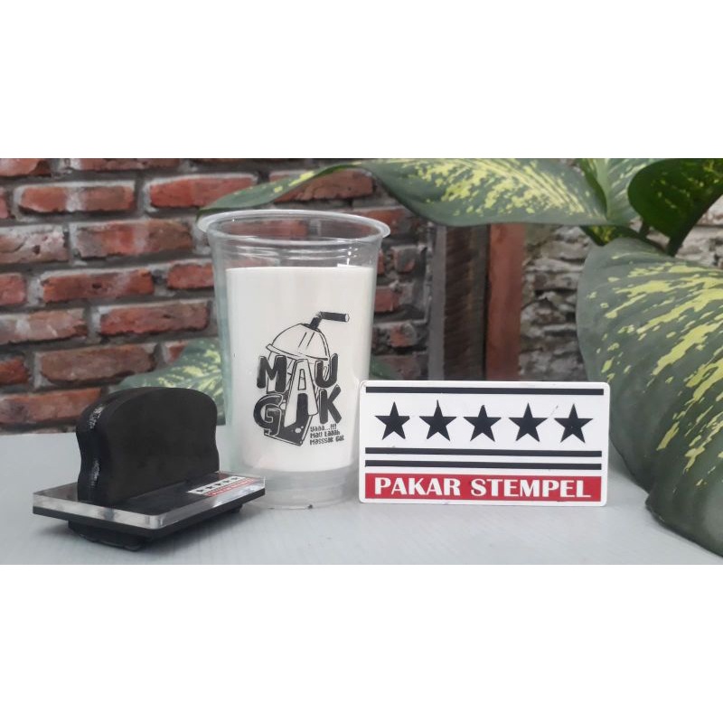 

Stempel cup plastik | stempel gelas plastik | gelas plastik 16oz