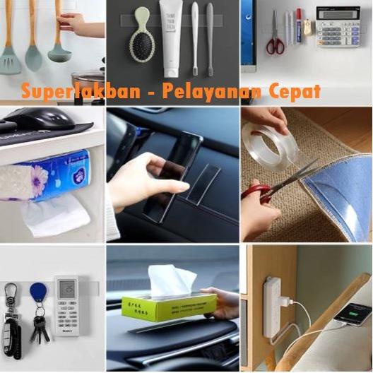 

레 Double Tape Bening Dijamin Super Lengket Dengan Lem Kuat Tanpa Bekas Aplikasi Serba Guna Special
