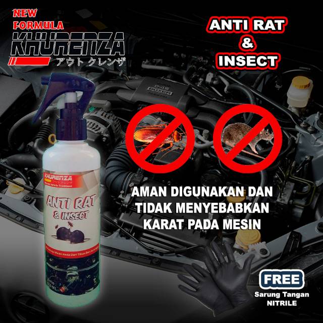 [COD]Cairan Pengusir Tikus dan serangga Ampuh Dikap Mobil Anti Rat &amp; Insect Khurenza