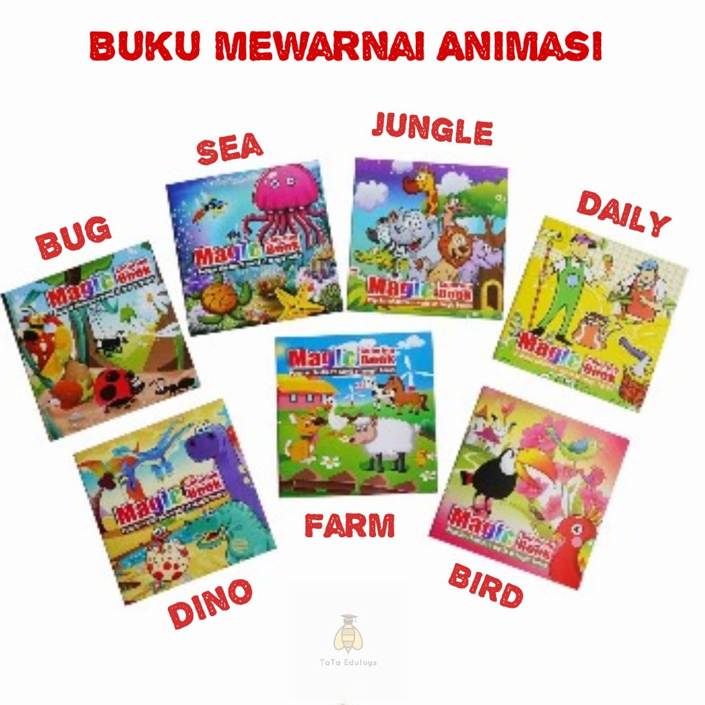 

Pus Animated Coloring Book Buku Gambar Animasi Tata Edutoys