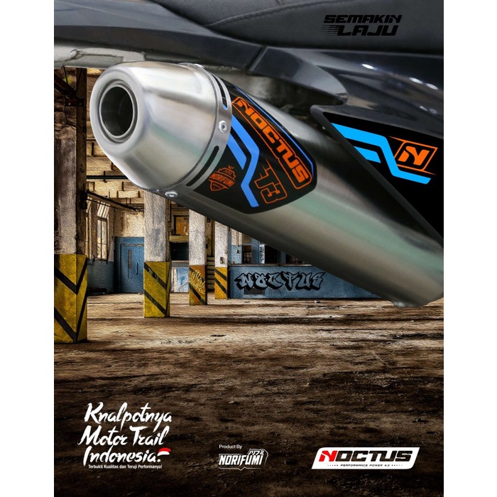 {duniastore} knalpot noctus t3 crf150 klx150 - NOCTUS T3 Murah