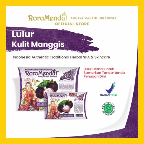LULUR ANTI AGING KULIT MANGGIS RORO MENDUT 40gr Skincare Alami