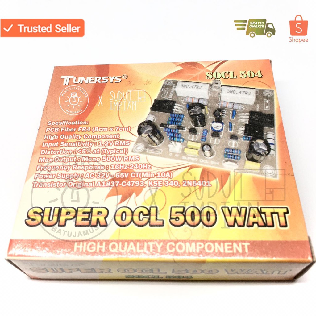 Kit Driver Power Amplifier SOCL 504 Tunersys SE-049