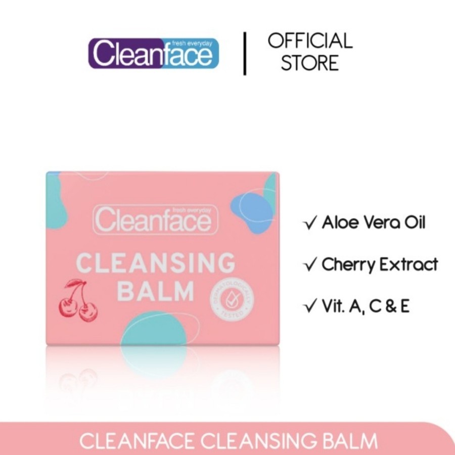 Cleanface Cleansing Balm 25GR / Pembersih Make Up (Balm) Cleanface - ORIGINAL BPOM