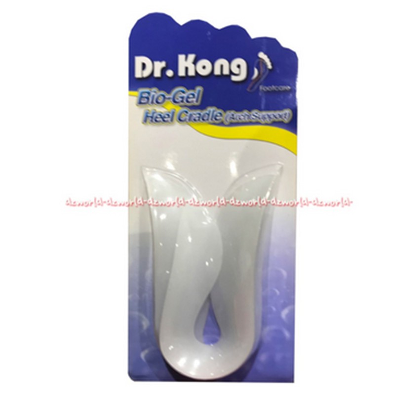 Dr Kong Bio Gel Heel Cradle Insole Sepatu Kaki Alas Pelindung Kaki Dr.Kong Drkong Biogel Hel