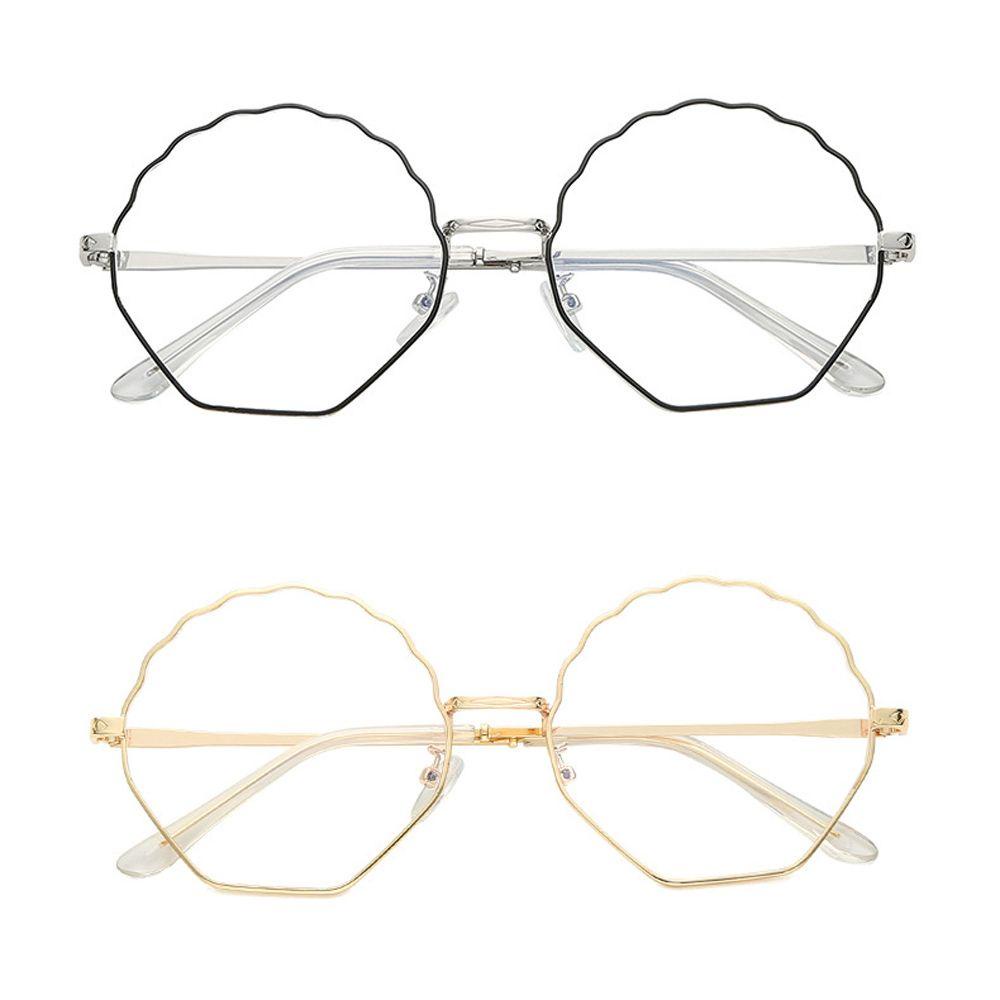 Mxbeauty Kacamata Anti Blue Light Klasik Vintage Fashion Metal Frame Flowers Shaped Frame Kacamata Komputer Anti Radiasi