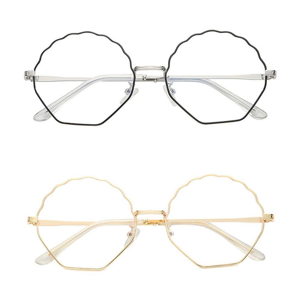 Mxbeauty Kacamata Anti Blue Light Klasik Vintage Fashion Metal Frame Flowers Shaped Frame Kacamata Komputer Anti Radiasi